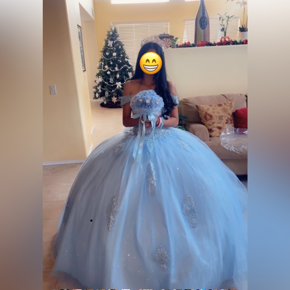 Cinderella blue quince dress